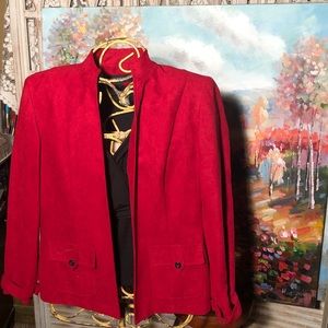 Perceptions New York Ladies Red Jacket